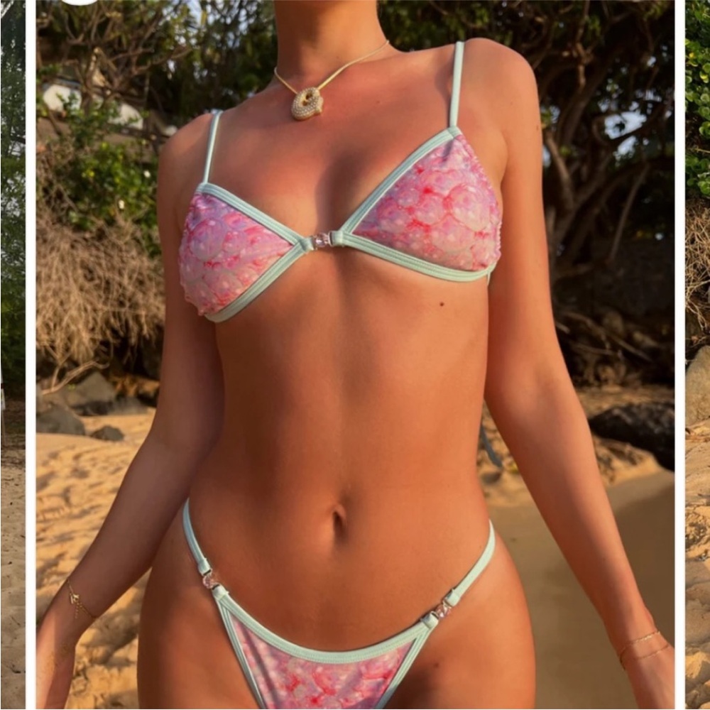 Strawberry Milk Mob Bikini Top NWT